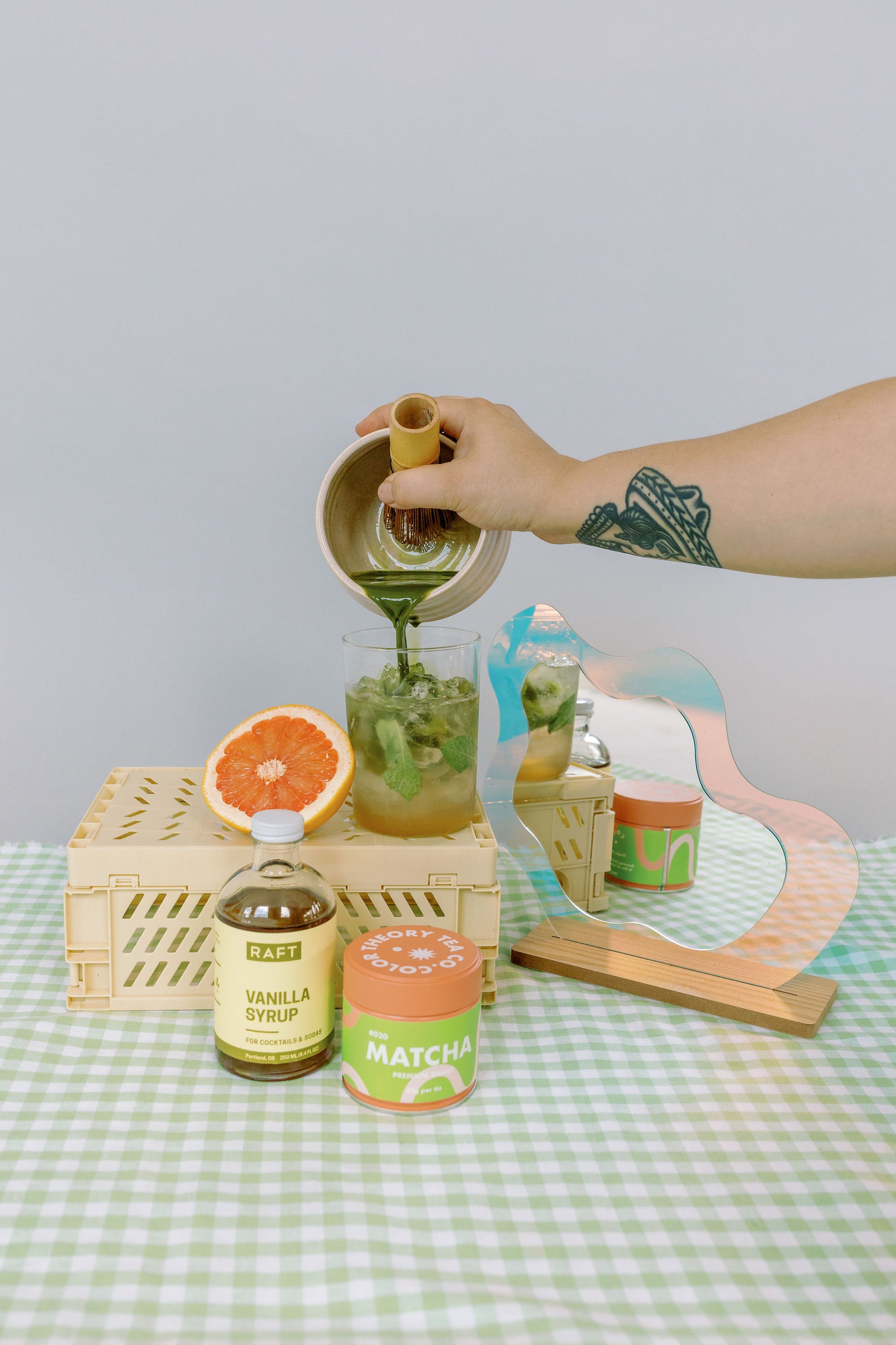 Recipe - Grapefruit Matcha Julep